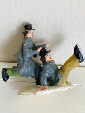 Currier & Ives Collection Museum of the City of New York "Skating Mishap" Hand P